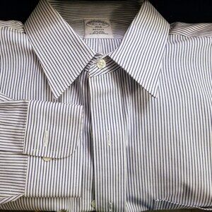 Brooks Brothers men's button-down shirt no iron size 16.5 Regent